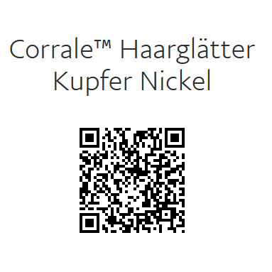 Corrale™ Haarglätter Kupfer / Nickel